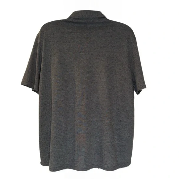 Robert Barakett Robbins Knit Button-Down Shirt Men’s XXL Gray Short Sleeve - Picture 5 of 11